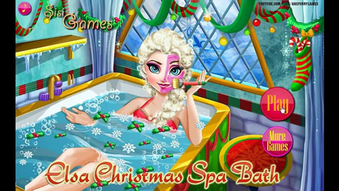 Best Frozen Games Frozen Elsa Christmas Spa Bath Free online girl dress up games