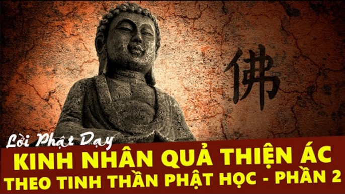 Những Lời Phật Dạy: Kinh Nhân Quả Thiện Ác Theo Tinh Thần Phật Học Phần 2