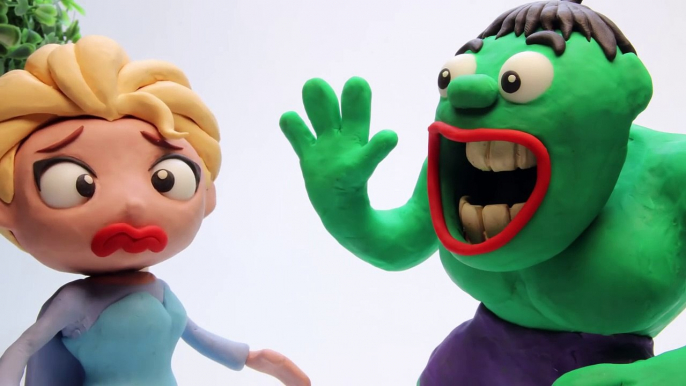 Bloody Hulk Superhero Prank Goes Wrong | Superheroes in Real Life Play Doh Stop Motion