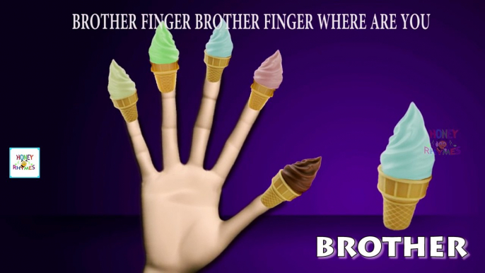 Mega Cone Ice Cream Vs Jumbo Man Finger family Rhymes for Children | Ice cream & Jumbo Man