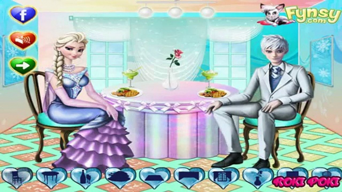 ELSA FROZEN Y JACK FROST TIENEN UNA CITA ELSA AND JACK DATE NIGHT DISNEY PRINCESS