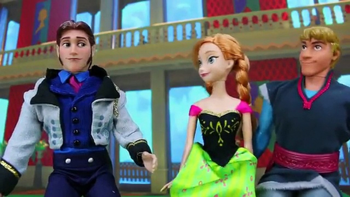 Frozen Anna Saves Elsa when Hans Kidnaps Elsa with Kristoff and Disney s Evil Queen and Maleficent