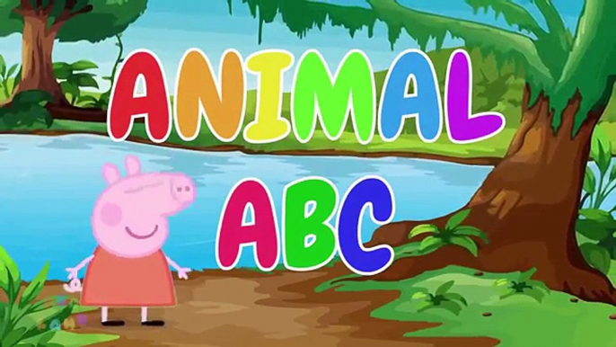 Peppa Pig and Suzy Sheep - Preschool ABC game with Peppa and Alphabet with Animals Sounds