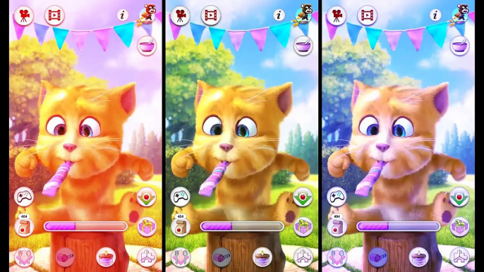 Talking Tom vs Talking Angela vs Talking Ginger Colors Reaction Compilation HD