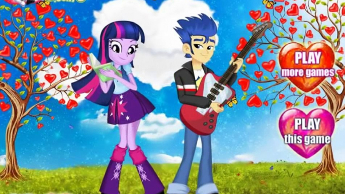 MLP Equestria Girls Twilight Sparkle and Flash Sentry Sweet Kiss - Video Game for Girls