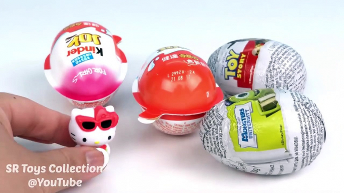 Toy Surprise Eggs Collection Hello Kitty Kinder Joy for Boys and Girls Monst