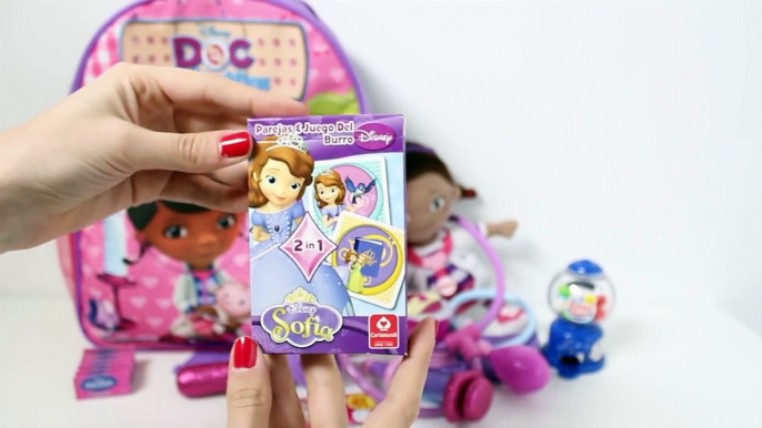 Рюкзак доктор Яйца Игрушки сюрприз Игрушки видео mcstuffins doctora Доктор Плюшева