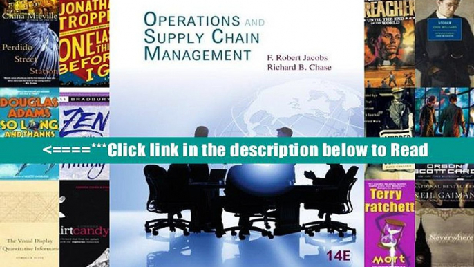 Read Operations and Supply Chain Management (McGraw-Hill/Irwin Series Operations and Decision