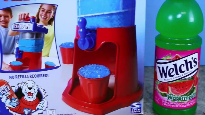 Icee Ice Cream Maker & Float Sweet Treats Desserts! DIY Shaved Ice Slushy Toy DisneyCarToy