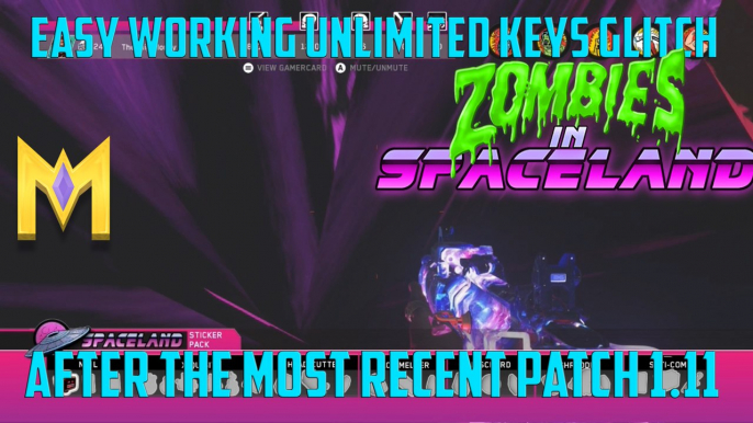 Zombies In Spaceland Glitches - EASY Unlimited Keys Glitch AFTER 1.11 Patch - (Unlimited Keys After 1.11)