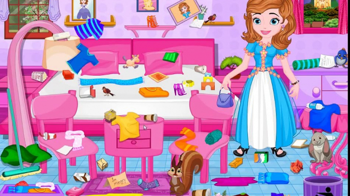 Princess Sofia Messy Bedroom Cleaning - Best Baby Games For Girls