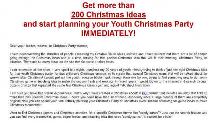 Creative Youth Ideas Christmas Collection