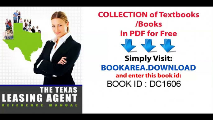 The Texas Leasing Agent Reference Manual