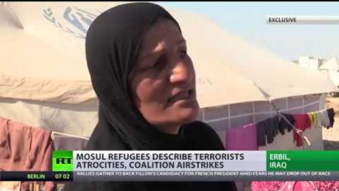 ‘ISIS cuts heads, breaks legs & provokes airstrikes’: Refugees describe Mosul terror (EXCLUSIVE)