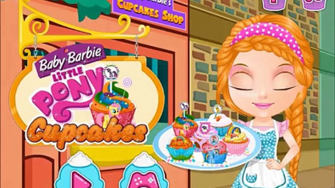 Bebé Barbie My Little Pony Cupcakes Barbie MLP Juegos de Cocina