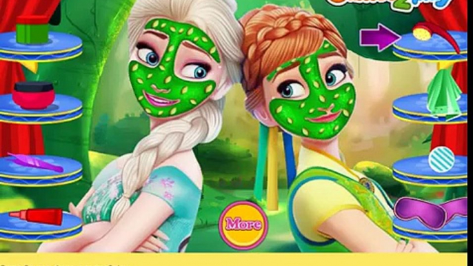 Disney Frozen Games - Frozen Sisters Elsa and Anna Facial - Baby Videos Games For Girls