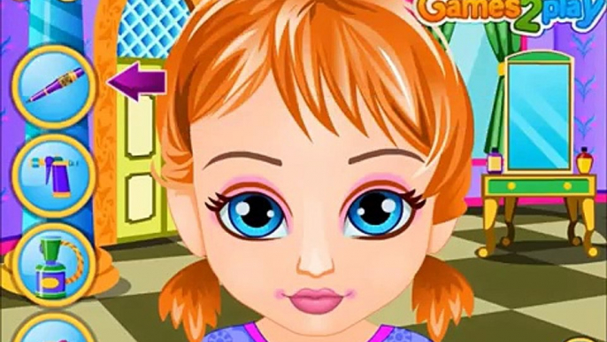 Pretty Baby Anna Face Art New Baby Face Paining Frozen Inspired Movie Game