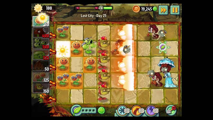 Lost City Day 25 Gameplay Plants vs Zombies Walkthrough