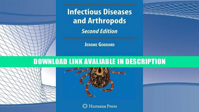 Best Seller Book Infectious Diseases and Arthropods By Jerome Goddard