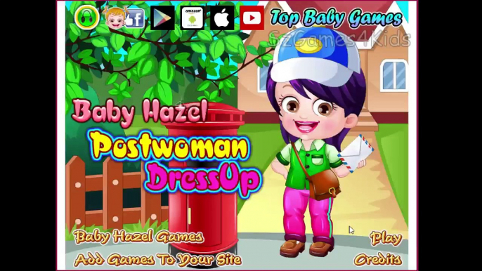 Dress up like a Postwoman | Baby Hazel Dress up Games | Girls Makeover Games