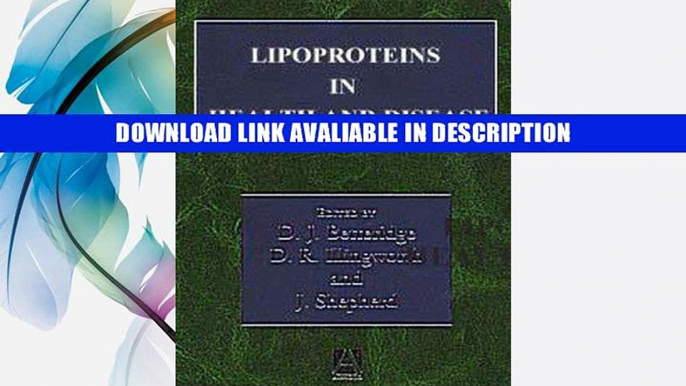 Free PDF Lipoproteins in Health and Disease By