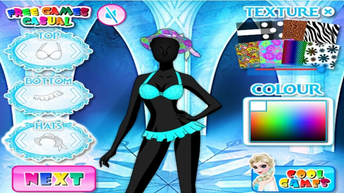 ♛ Frozen Elsa Swimwear Design : Disney Frozen Games / Dress Up Games