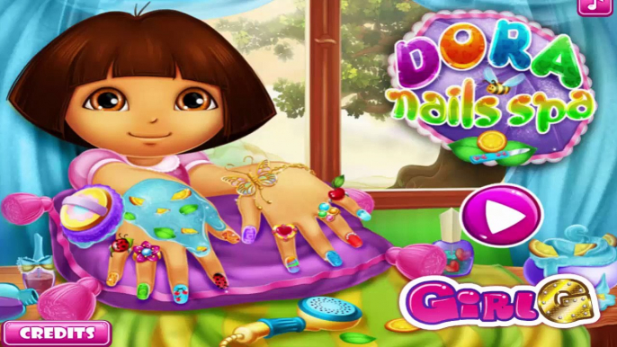 Dora The Explorer - Dora Nails Spa - Dora Games For Kids