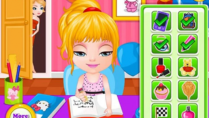 Baby Barbie Homework Slacking - Best Game for Little Kids