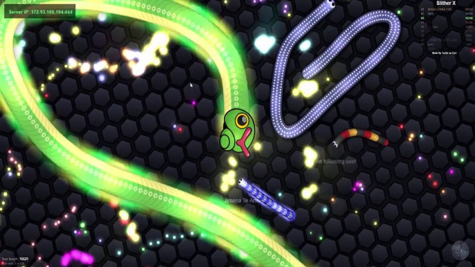 Slither.io - The Return Of King Giant Snake Trolling | Slitherio Epic Plays