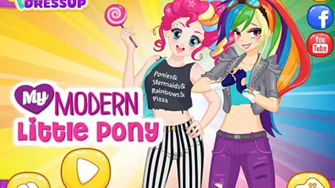 Equestria Girls Twilight Sparkle and Pinkie Make Up and Dress Up - My Modern Little Pony