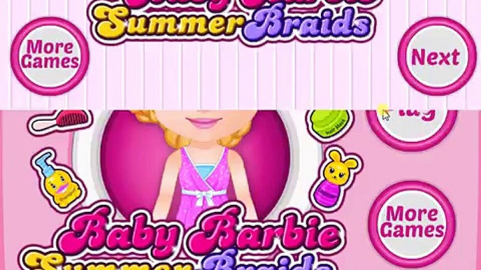 Newest Baby Barbie Summer Braids Gameplay-Baby Barbie Games Online-Hair Games for Girls