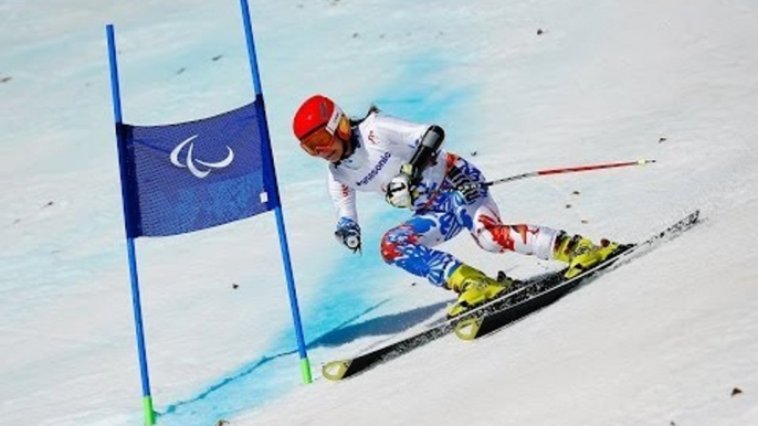 Mariia Papulova (2nd run)| Women's giant slalom standing | Alpine skiing | Sochi 2014 Paralympics