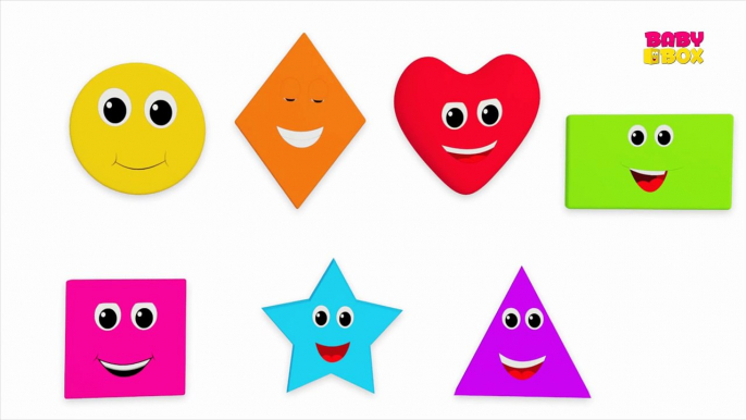 Learn Shapes Song | Colors, Vehicles, Fruits, Vegetables and Shapes Songs & Rhymes for Chi