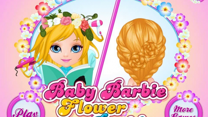 Baby Barbie Flower Braids Hair Style - Top Barbie Games for Girls