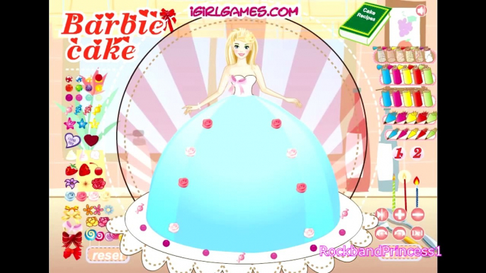 Cake For Barbie Game - Barbie Cake Decorating Games - Cooking Games