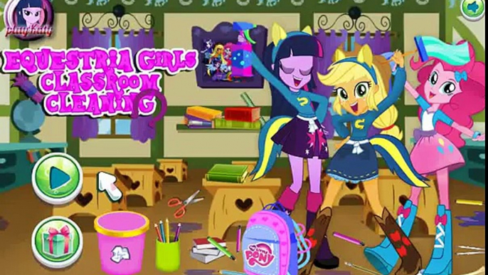 My Little Pony Juegos De Equestria Girls En El Aula De Limpieza – Los Mejores Juegos De Pony Para Las Niñas Y