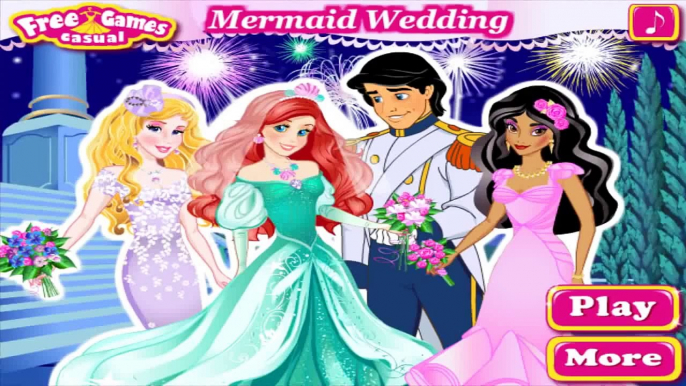 Disney Princess Little Mermaid Ariels Wedding Photoshoot - Ariel And Eric Wedding Dress Up