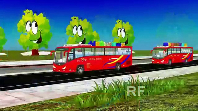 Volvo Bus ABC Alphabet Nursery Rhymes | Many More Kids Songs By Kids Rhymes Zone