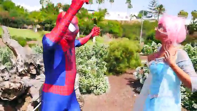 Pink SpiderGirl Frozen Elsa Go To Jail Vs Police Spiderman Hulk | Joker Prank SuperHero Fu