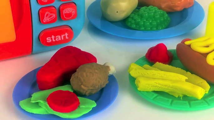 PLAYDOH KLEI FILMPJE ETEN SPEELGOED KEUKEN MET OVENTJE MAGNETRON EN FORNUIS PIZZA EITJE BA