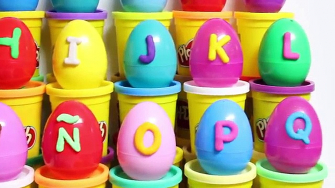 Play Doh Alfabeto Huevos Sorpresa Plastilina ABC de Aprender el Alfabeto Play Doh Huevos Huevos Sorpr