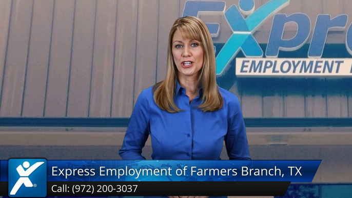 Express Employment Professionals of Farmers Branch, TX |Great Five Star Review by Jasmine A.