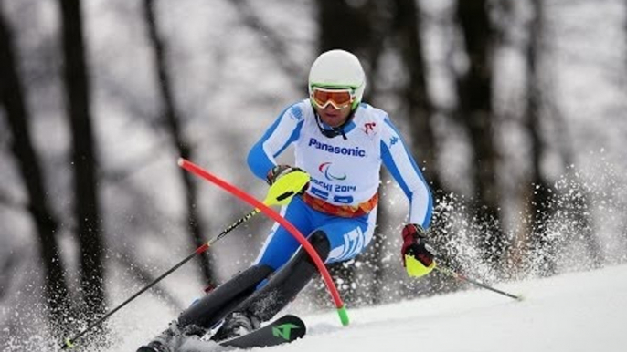 Marco Zanotti (2nd run) | Men's slalom standing | Alpine skiing | Sochi 2014 Paralympics