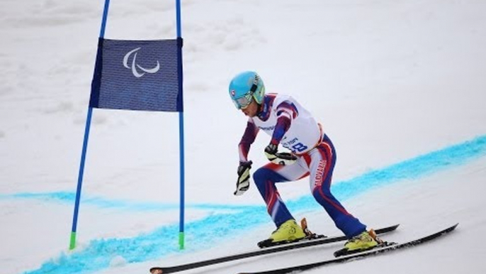 Martin France (2nd run) | Men's slalom standing | Alpine skiing | Sochi 2014 Paralympics