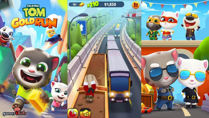 GameMix/Talking Tom Gold Run/BEN MIRRORING/Gameplay makeover for kid #4