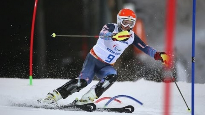 Mark Bathum  (2nd run) | Men's slalom visually impaired | Alpine skiing | Sochi 2014 Paralympics