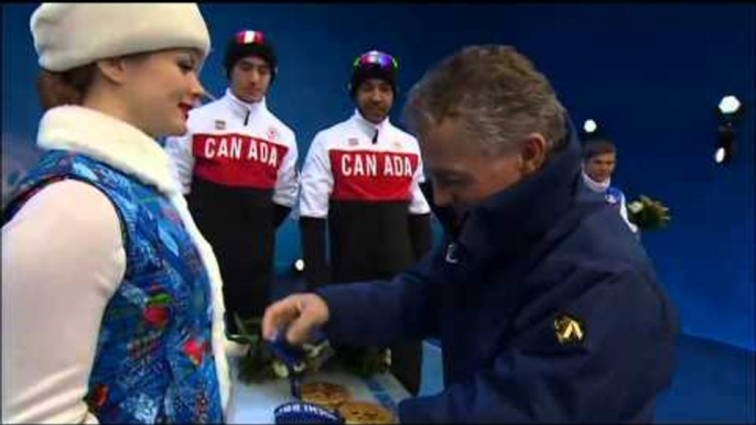 Men's 1km sprint visually impaired Victory Ceremony | Cross-country skiing | Sochi 2014 Paralympics