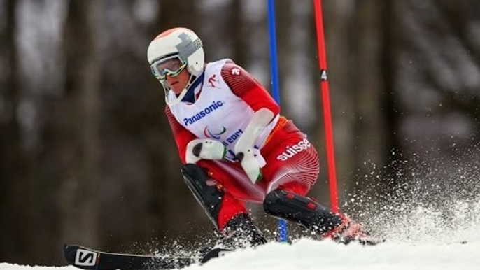 Jochi Roethlisberger (1st run) | Men's slalom standing | Alpine skiing | Sochi 2014 Paralympics