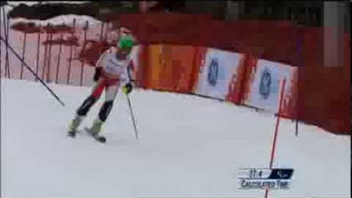 Kirk Schornstein (1st run) | Men's slalom standing | Alpine skiing | Sochi 2014 Paralympics