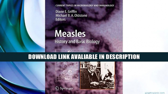 Popular Book Measles: History and Basic Biology (Current Topics in Microbiology and Immunology) By